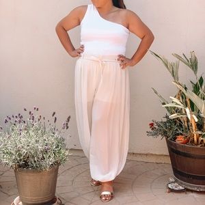JUSTFAB Chiffon Harem Pants